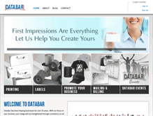 Tablet Screenshot of databarinc.com
